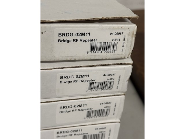 6x bridge rf repeater, itho daalderop, brdg-02m11 - afbeelding 3 van  5