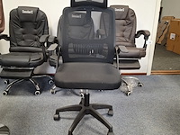 6x bureaustoel, gaas zwart - afbeelding 1 van  4