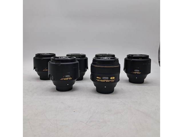 6x camera lens, nikon, af-s nikkor 58mm 1:1.4g - afbeelding 2 van  6