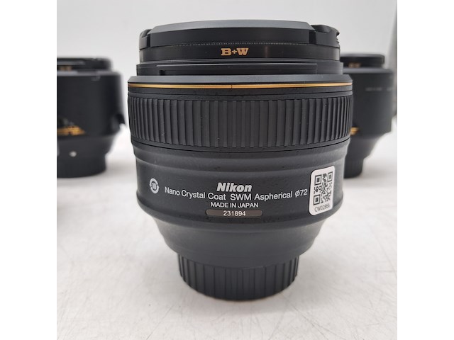 6x camera lens, nikon, af-s nikkor 58mm 1:1.4g - afbeelding 5 van  6