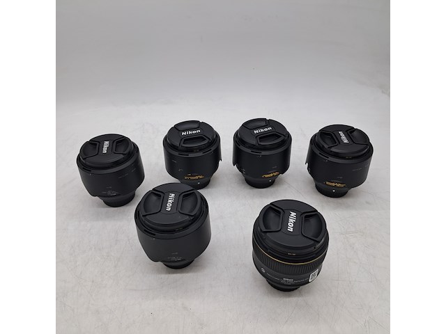 6x camera lens, nikon, af-s nikkor 58mm 1:1.4g - afbeelding 6 van  6