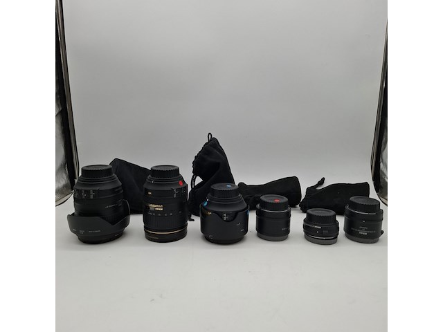 6x camera lens, nikon, o.a. af-s nikkor 24-120mm 1:4 g ed vr - afbeelding 1 van  20