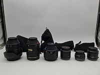 6x camera lens, nikon, o.a. af-s nikkor 24-120mm 1:4 g ed vr - afbeelding 1 van  20