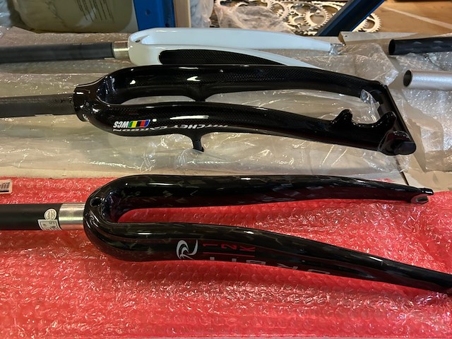 6x carbon fiets voorvorken voor o.a. racefiets, mtb, w.o. carbotech, ritchey - afbeelding 5 van  11