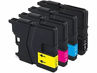 6x cartridge compatibel met brother lc-985 multipack, recycleclub - afbeelding 2 van  2