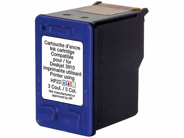 6x cartridge compatibel met hp 22 kleur, recycleclub - afbeelding 2 van  2