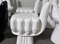 6x chair fist en chair hand, polspotten - afbeelding 3 van  8