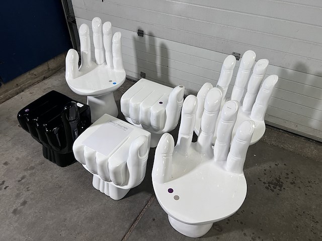 6x chair fist en chair hand, polspotten - afbeelding 8 van  8