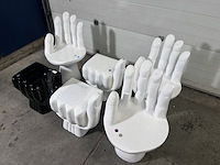 6x chair fist en chair hand, polspotten - afbeelding 8 van  8