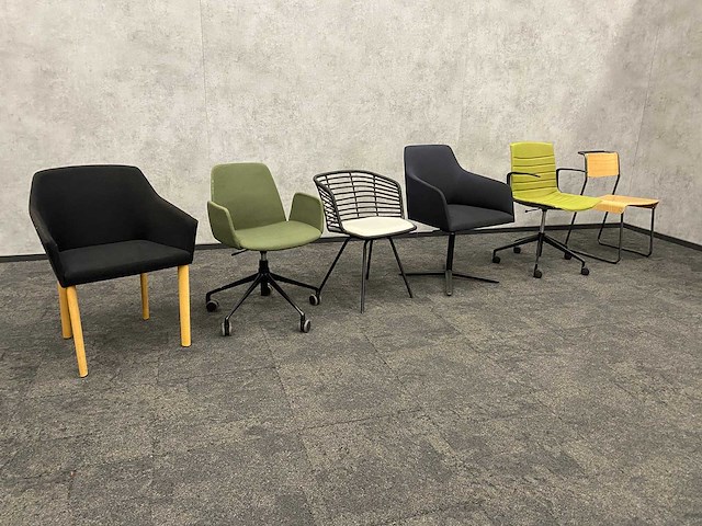 6x conferentiestoel - diverse designmerken - afbeelding 1 van  22