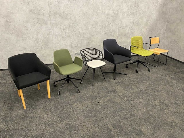 6x conferentiestoel - diverse designmerken - afbeelding 12 van  22