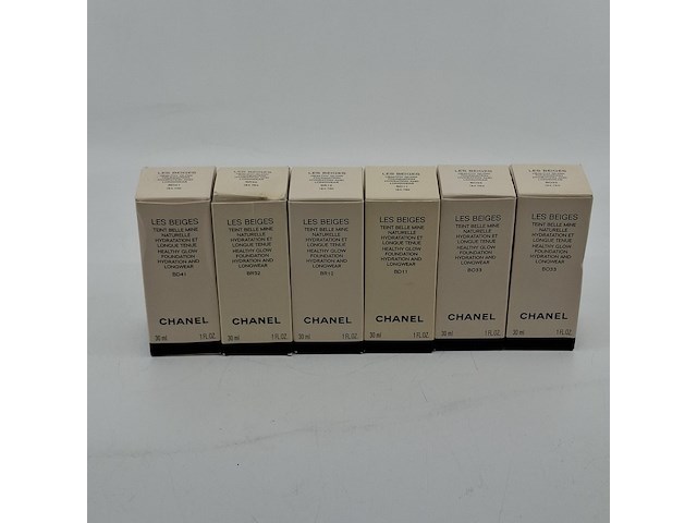 6x creme, 30ml, chanel, les beiges - afbeelding 1 van  11