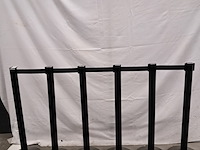 6x crowd control / afzetpaaltjes, showgear, showgear pro 2m, zwart - afbeelding 2 van  5