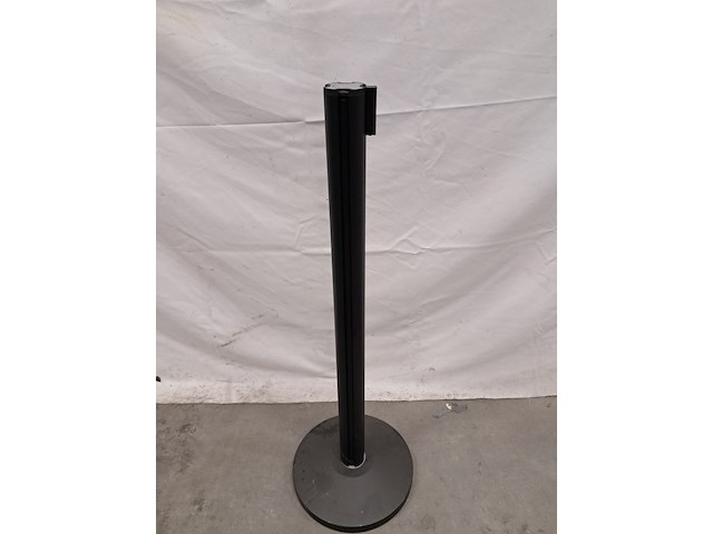 6x crowd control / afzetpaaltjes, showgear, showgear pro 2m, zwart - afbeelding 3 van  5