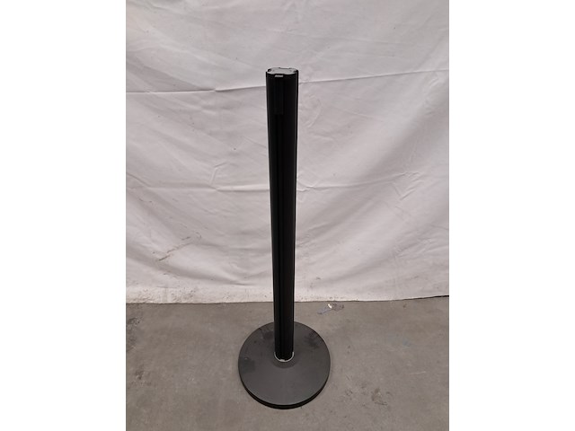 6x crowd control / afzetpaaltjes, showgear, showgear pro 2m, zwart - afbeelding 4 van  5