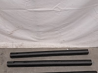 6x crowd control / afzetpaaltjes, showgear, showgear pro 2m, zwart - afbeelding 5 van  5