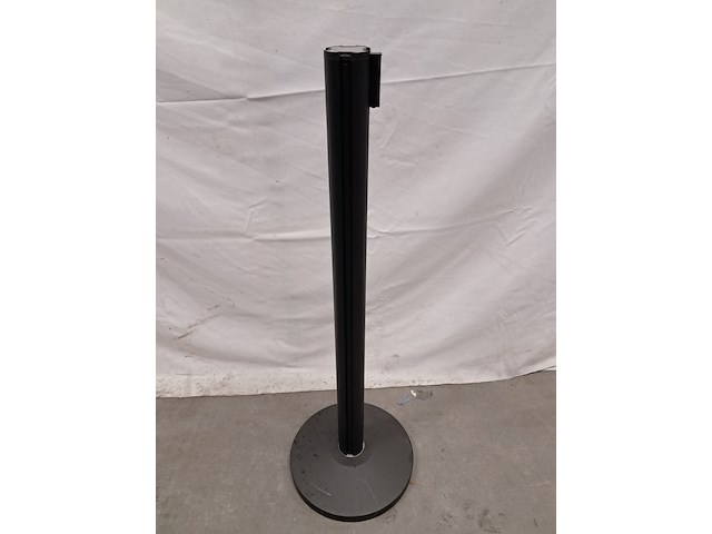 6x crowd control / afzetpaaltjes, showgear, showgear pro 2m, zwart - afbeelding 3 van  4