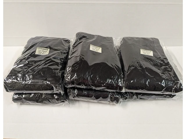 6x dames fleece winter thermo legging panty, gianvaglia, zwart, s/m - afbeelding 1 van  1