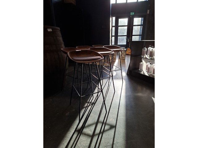 6x design barkruk vepa, hemp, zwart bruin, bouwjaar 2023 - afbeelding 5 van  11