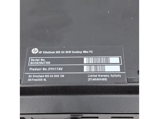 6x desktop, hp, elitedesk 800 g4 - afbeelding 6 van  8