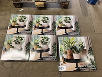 6x dienbladtafel met klem, h&s collection - afbeelding 1 van  4