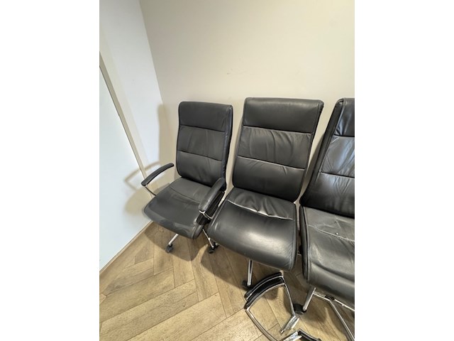 6x directiefauteuil, zwart - afbeelding 3 van  6