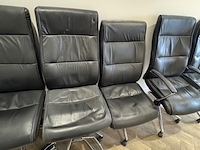 6x directiefauteuil, zwart - afbeelding 4 van  6