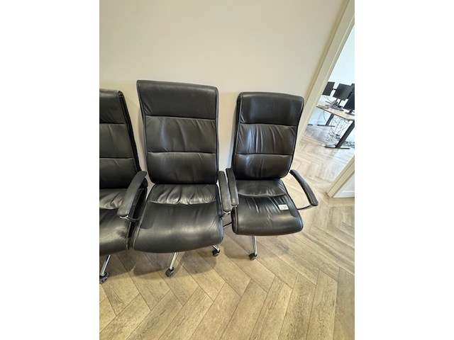 6x directiefauteuil, zwart - afbeelding 5 van  6