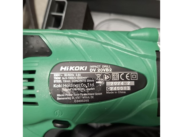 6x divers accu/elektrisch gereedschap hikoki, diverse modellen - afbeelding 12 van  14