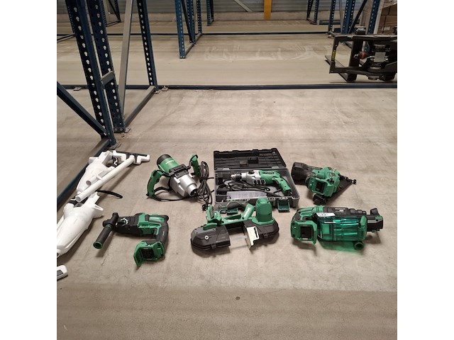 6x divers accu/elektrisch gereedschap hikoki, diverse modellen - afbeelding 1 van  14