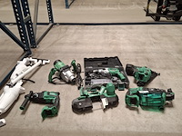 6x divers accu/elektrisch gereedschap hikoki, diverse modellen