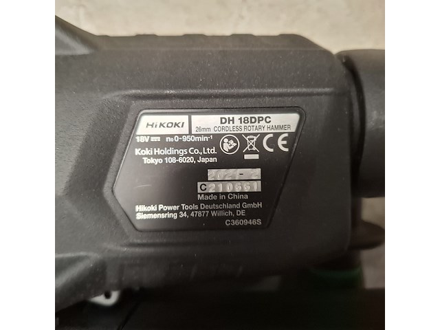6x divers accu/elektrisch gereedschap hikoki, diverse modellen - afbeelding 3 van  14