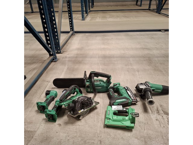 6x divers accu/elektrisch gereedschap hikoki, diverse modellen - afbeelding 1 van  12