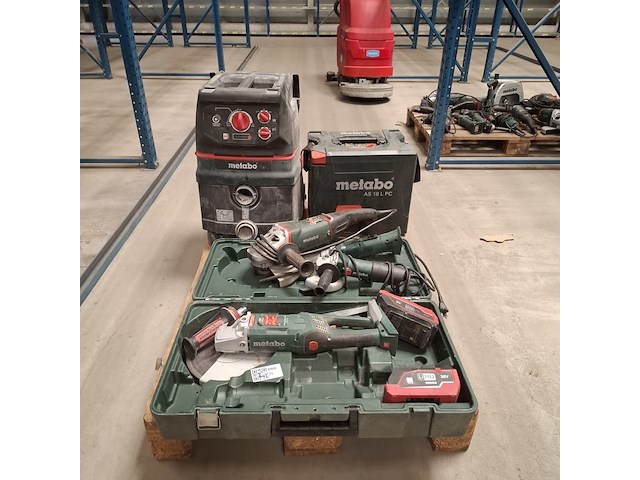 6x divers accu/elektrisch gereedschap metabo, diverse modellen - afbeelding 1 van  21
