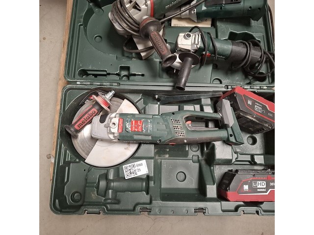6x divers accu/elektrisch gereedschap metabo, diverse modellen - afbeelding 3 van  21