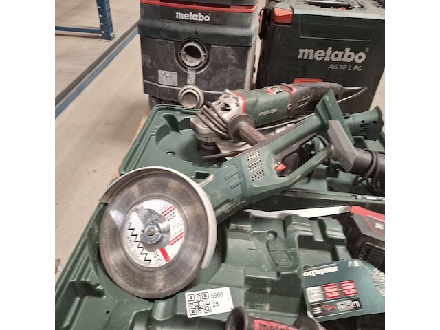 6x divers accu/elektrisch gereedschap metabo, diverse modellen - afbeelding 4 van  21
