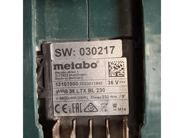 6x divers accu/elektrisch gereedschap metabo, diverse modellen - afbeelding 5 van  21