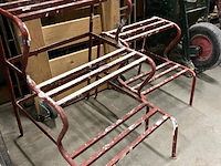 6x divers bouwmateriaal w.o. kruiwagens en trappen - afbeelding 2 van  5