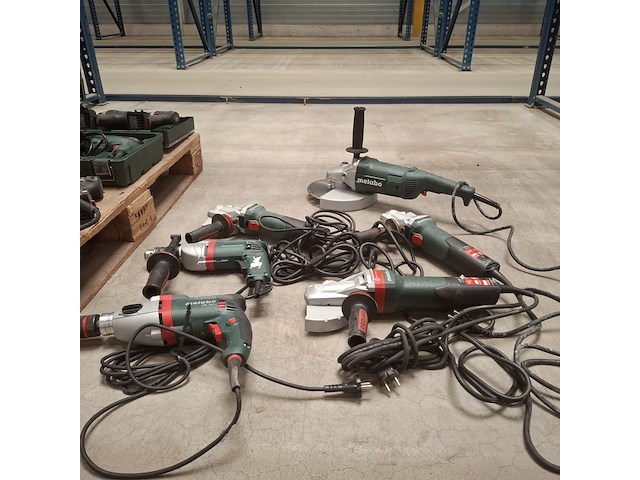 6x divers elektrisch gereedschap metabo, diverse modellen - afbeelding 1 van  13