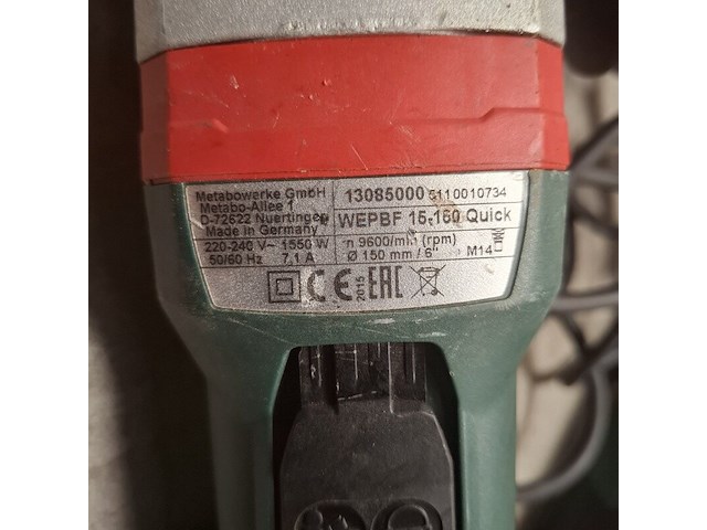 6x divers elektrisch gereedschap metabo, diverse modellen - afbeelding 9 van  13