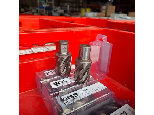 6x diverse hss kernboor giss, 5x 866678 - afbeelding 1 van  2