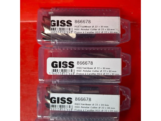6x diverse hss kernboor giss, 5x 866678 - afbeelding 2 van  2