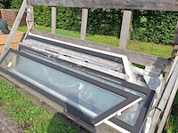 6x diverse kunststof kozijnen met glas - afbeelding 2 van  6