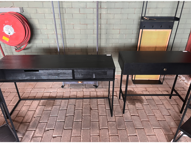 6x diverse merk kastjes en wandkasten, o.a. dutchbone, wood en byfonq , zwart - afbeelding 3 van  4
