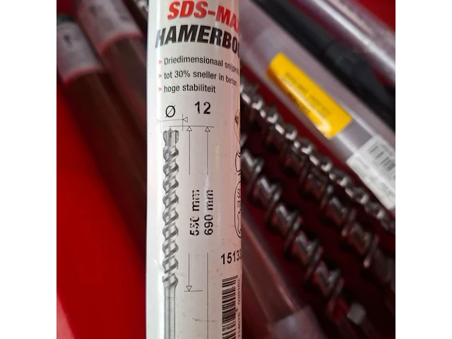 6x diverse sds max boor o.a. metabo, kelfort - afbeelding 10 van  10