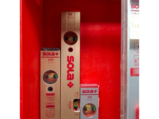 6x diverse waterpas sola - afbeelding 5 van  5