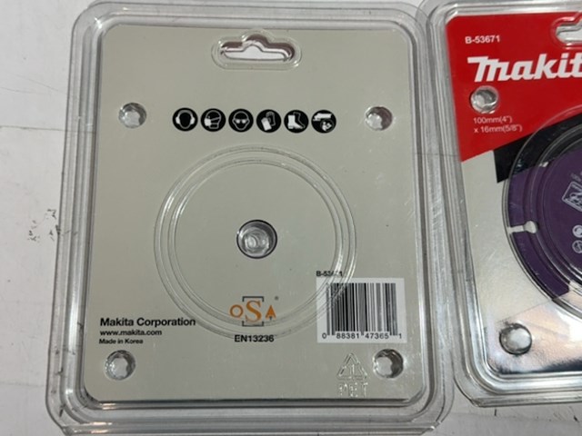 6x doorslijpschijf diam. 100x1.3mm, makita, b-53671 - afbeelding 3 van  3