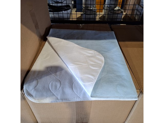 6x doos meerlaags onderleggers / matrasbeschermers - afbeelding 2 van  5