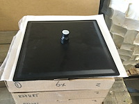 6x douchekop voor regendouche, 827485, zwart - afbeelding 3 van  3