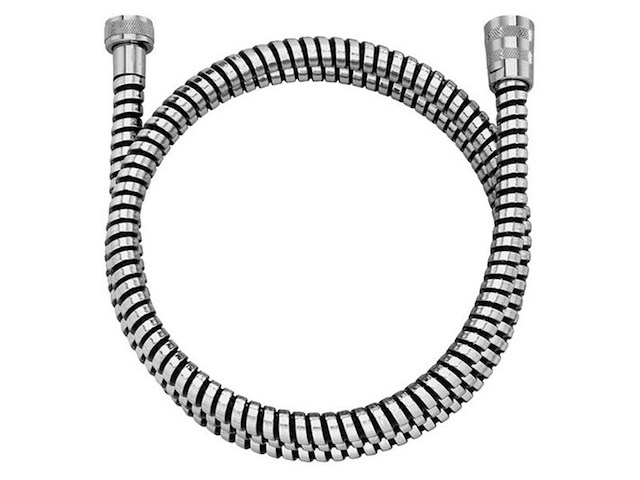 6x doucheslang, hansa, l175cm 1/2 inch, chroom, glans - afbeelding 1 van  3